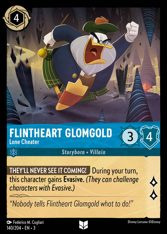 Flintheart Glomgold, Lone Cheater (3) #140 [EN/N] s/o