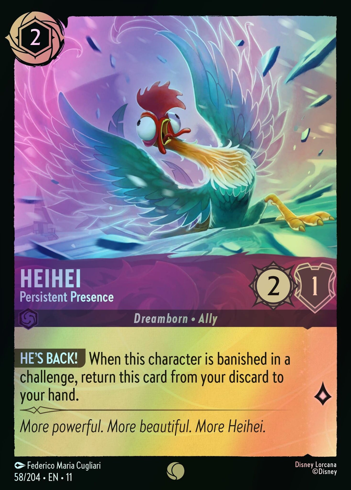 Heihei, Persistent Presence (11) #58 [EN/F] s/o