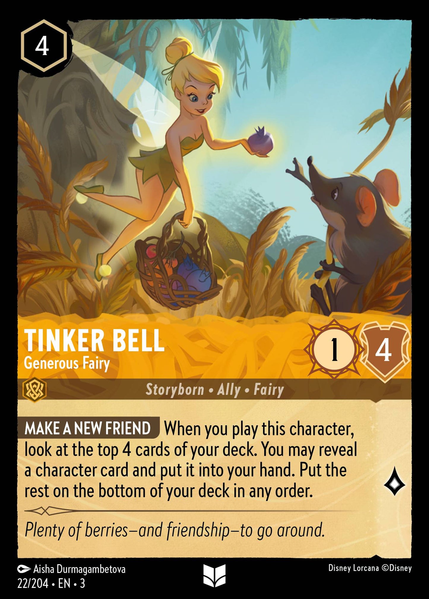 Tinker Bell, Generous Fairy (3) #22 [EN/N] s/o