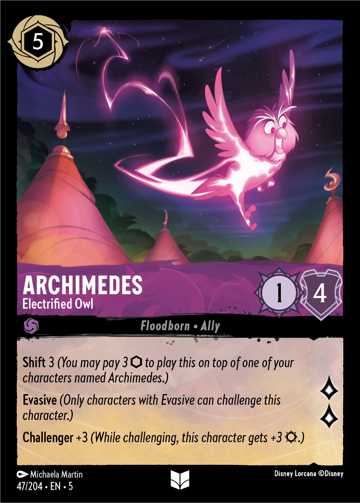 Archimedes, Electrified Owl (5) #47 [EN/N] s/o