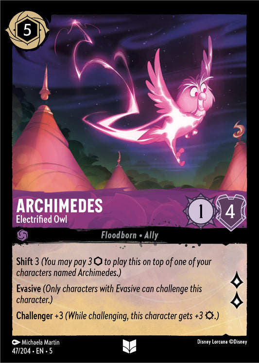 Archimedes, Electrified Owl (5) #47 [EN/N] s/o