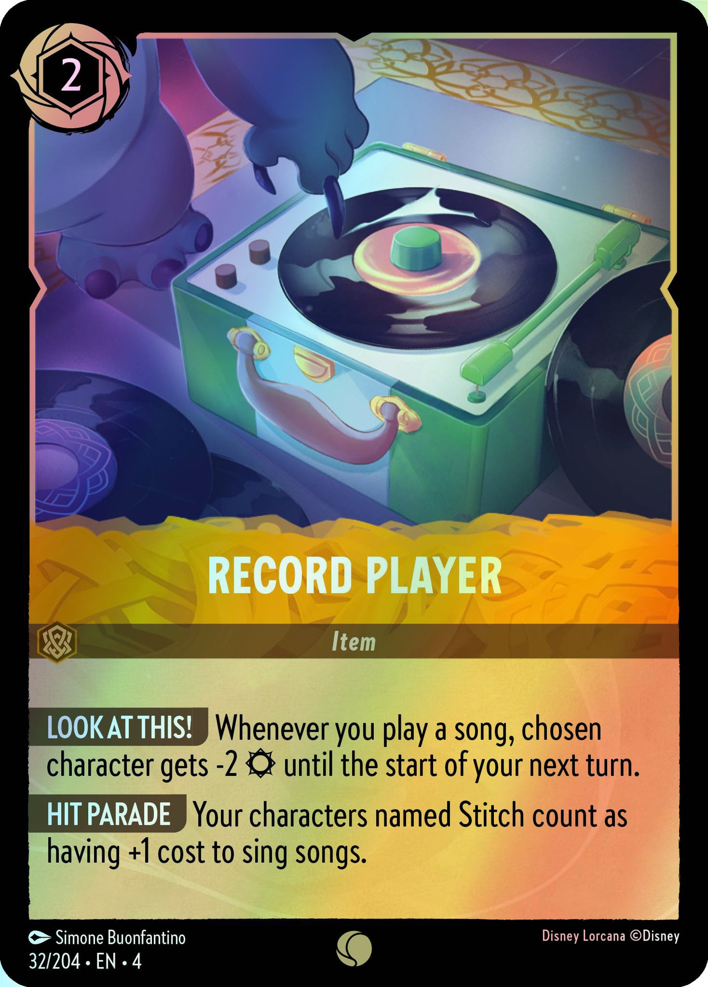 Record Player (4) #32 [EN/F] s/o