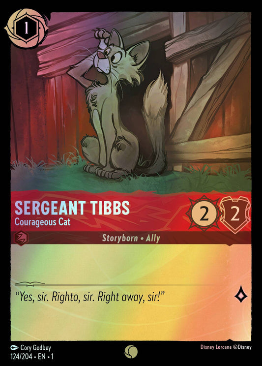 Sergeant Tibbs, Courageous Cat (1) #124 [EN/F] s/o