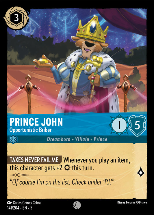 Prince John, Opportunistic Briber (5) #141 [EN/N] s/o