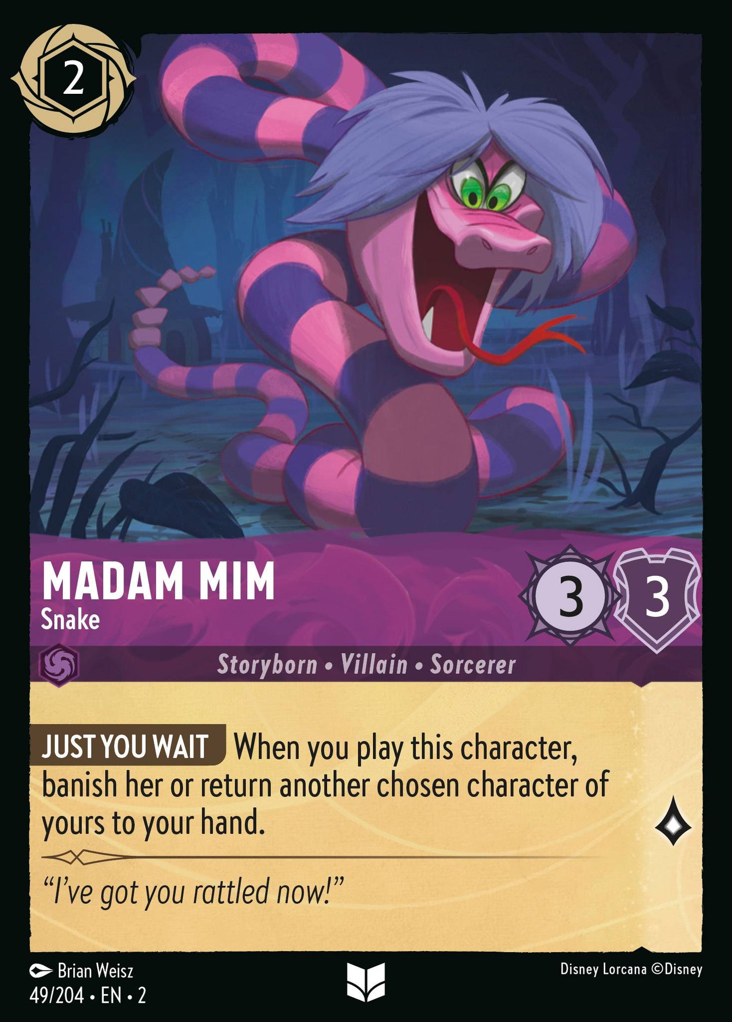 Madam Mim, Snake (2) #49 [EN/N] s/o