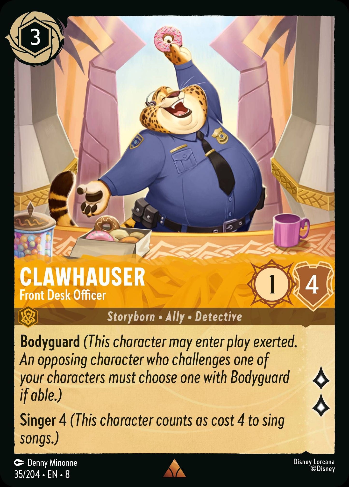 Clawhauser, Front Desk Officer (8) #35 [EN/N] s/o