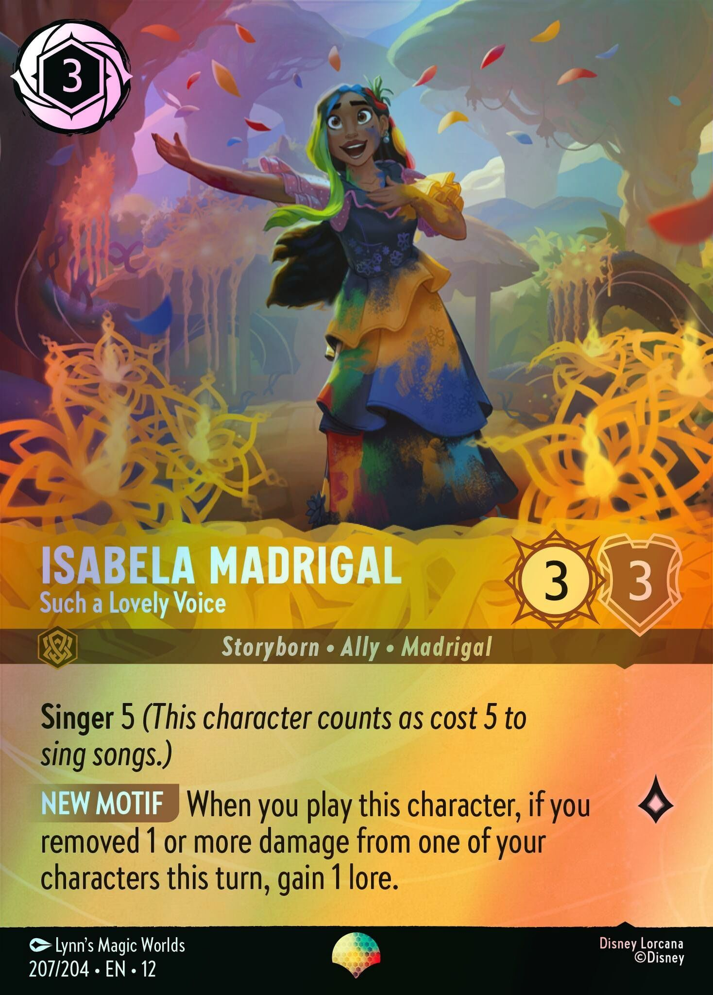 Isabela Madrigal, Such a Lovely Voice (12) #207 [EN/F]