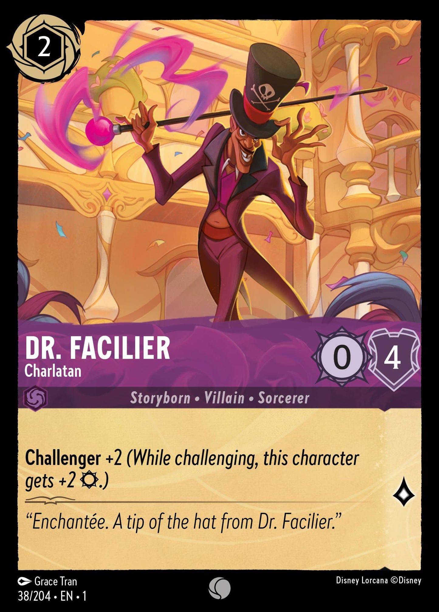 Dr. Facilier, Charlatan (1) #38 [EN/N] s/o