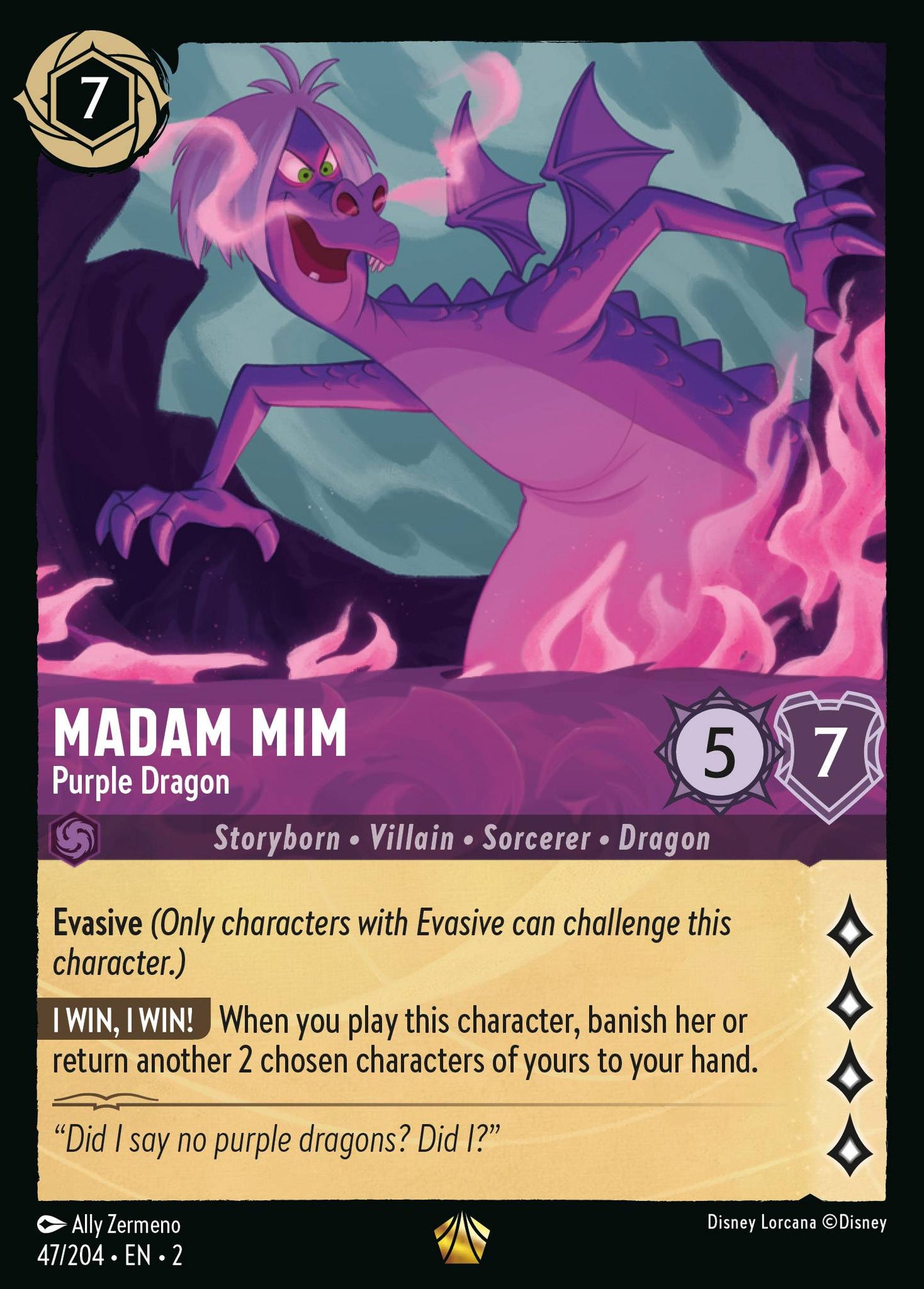 Madam Mim, Purple Dragon (2) #47 [EN/N] s/o