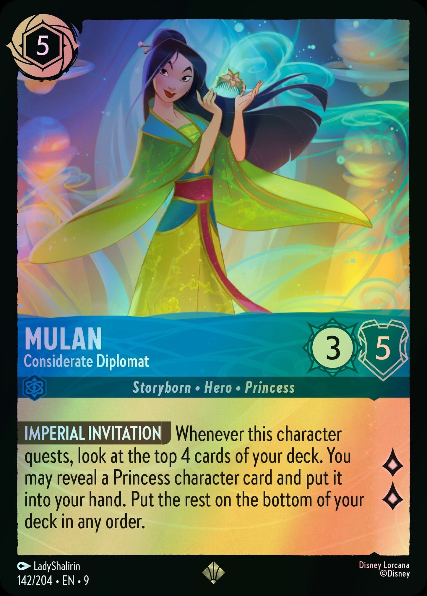 Mulan, Considerate Diplomat (9) #142 [EN/F] s/o