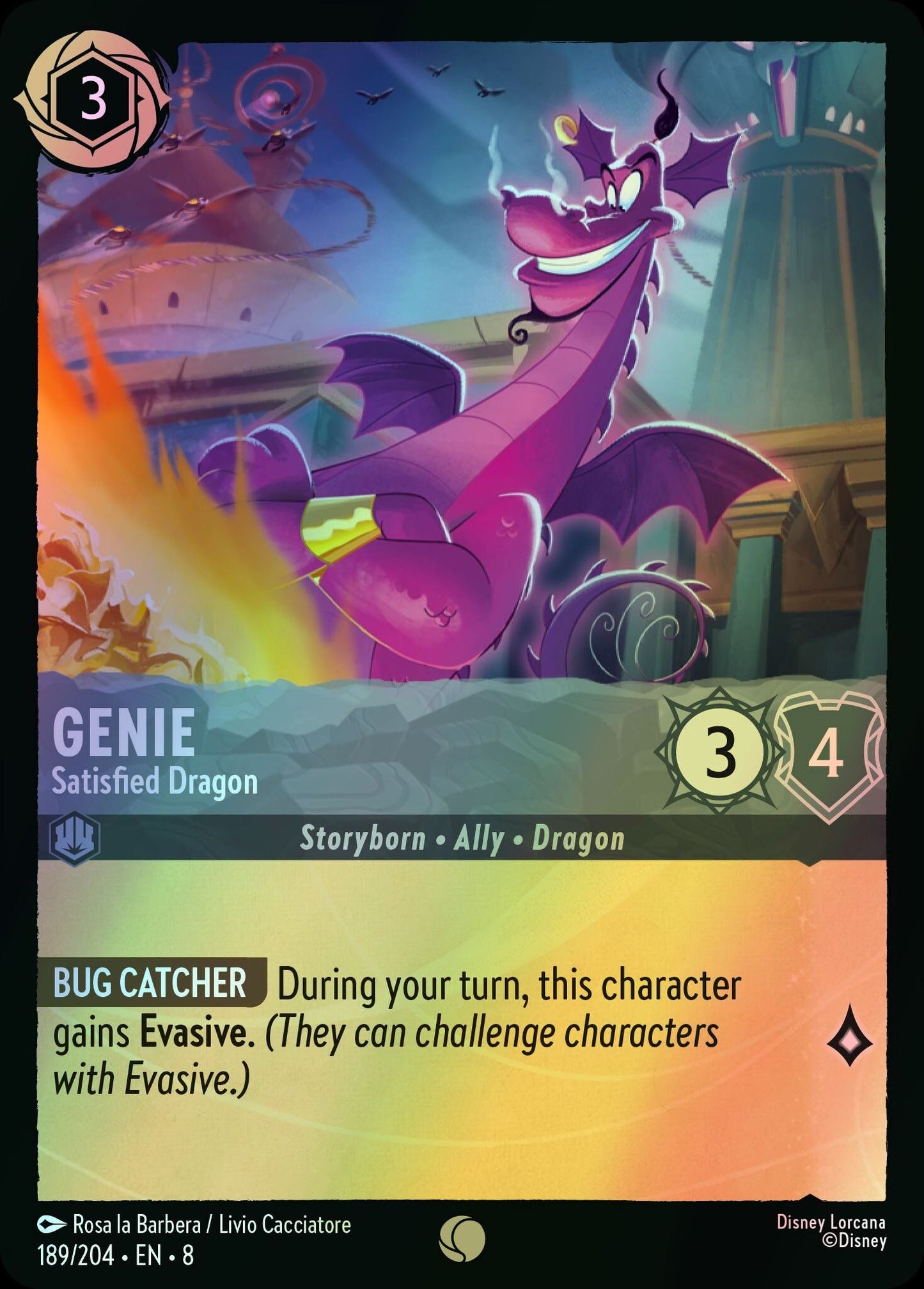 Genie, Satisfied Dragon (8) #189 [EN/F]