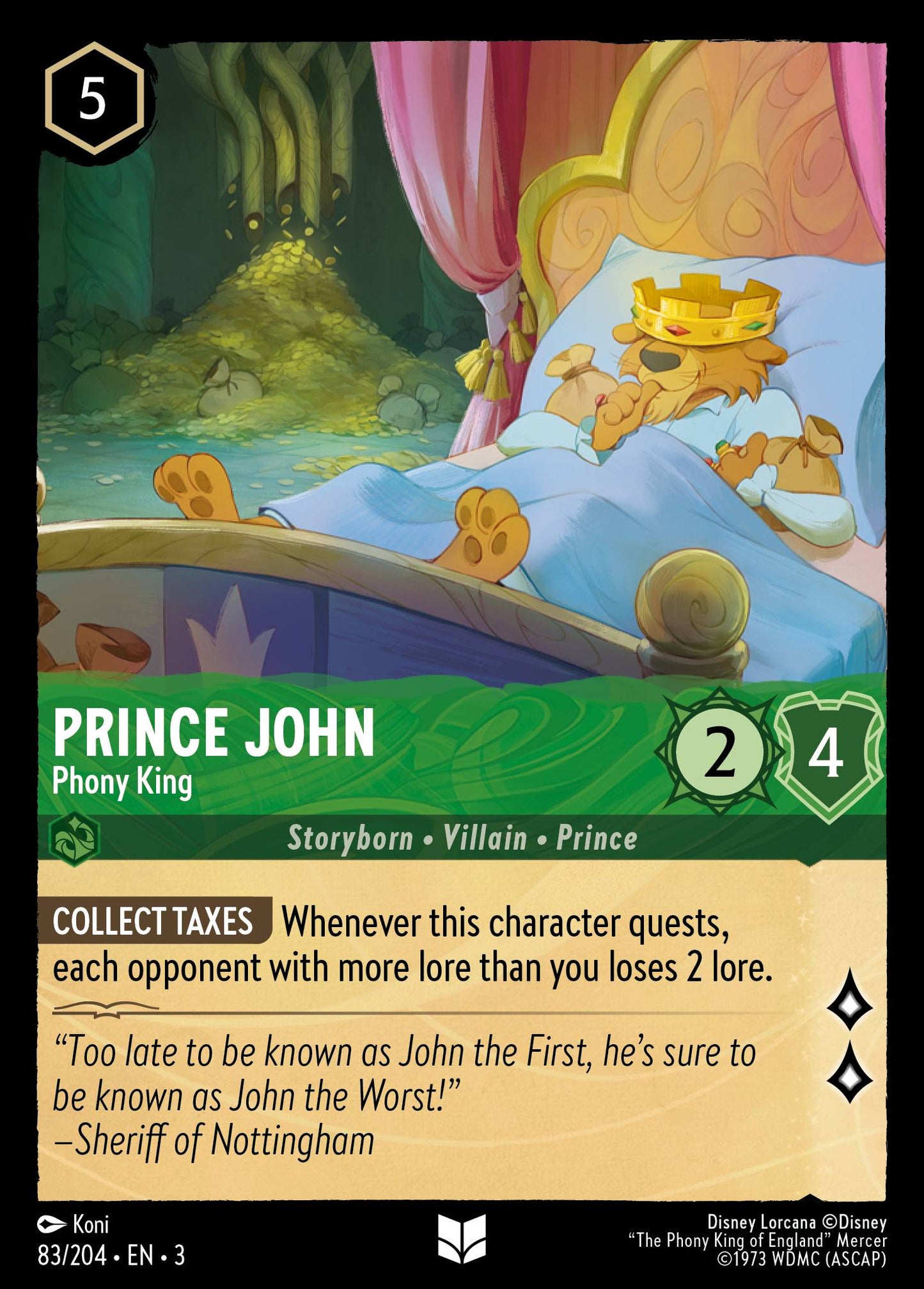 Prince John, Phony King (3) #83 [EN/N] s/o