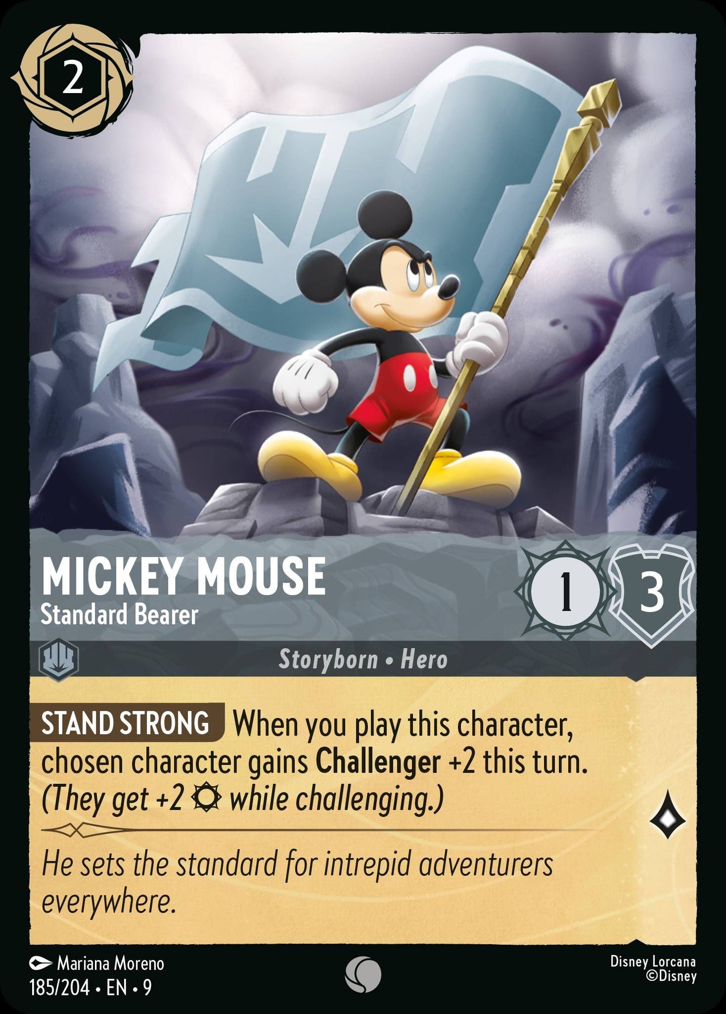 Mickey Mouse, Standard Bearer (9) #185 [EN/N]
