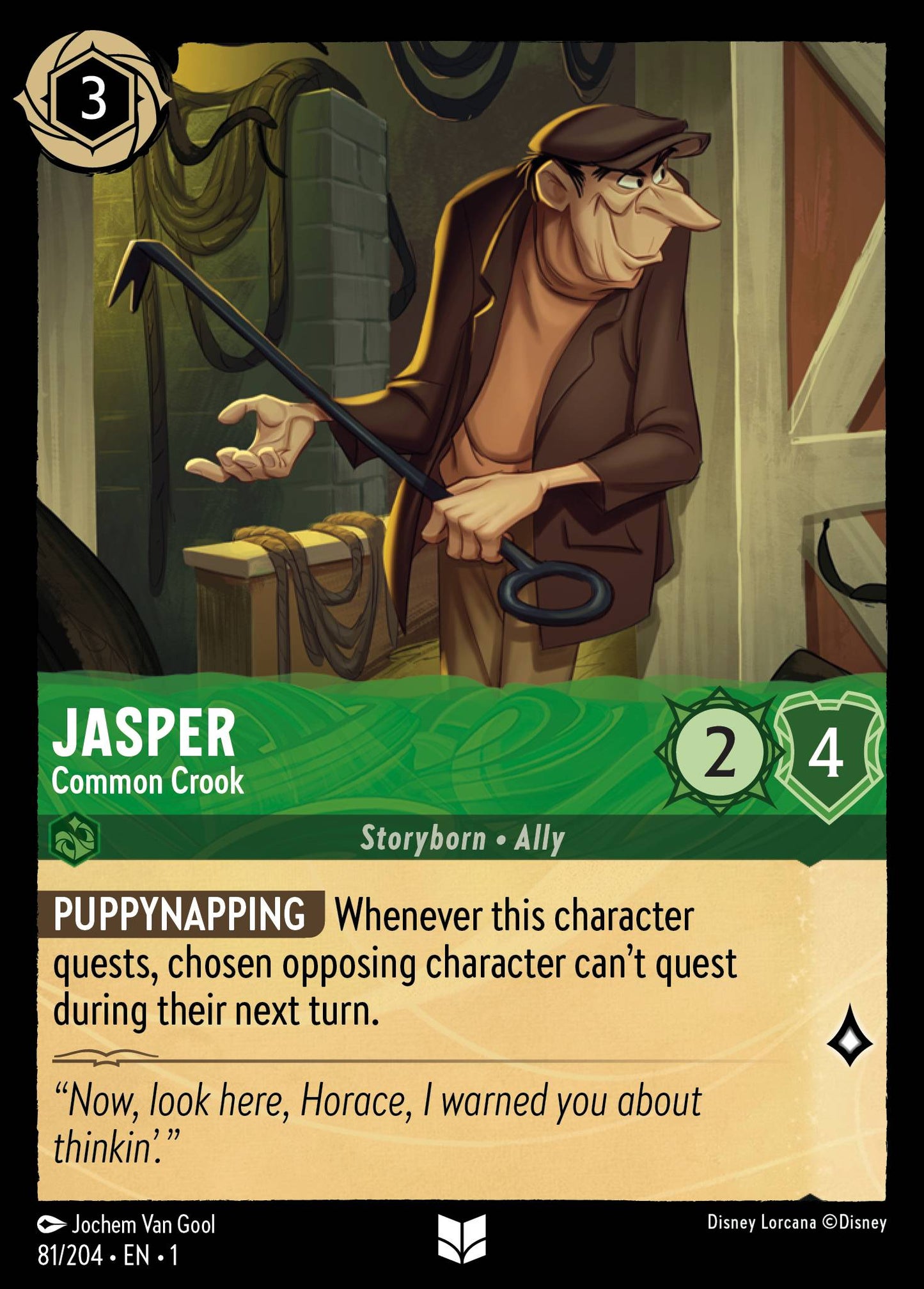 Jasper, Common Crook (1) #81 [EN/N] s/o