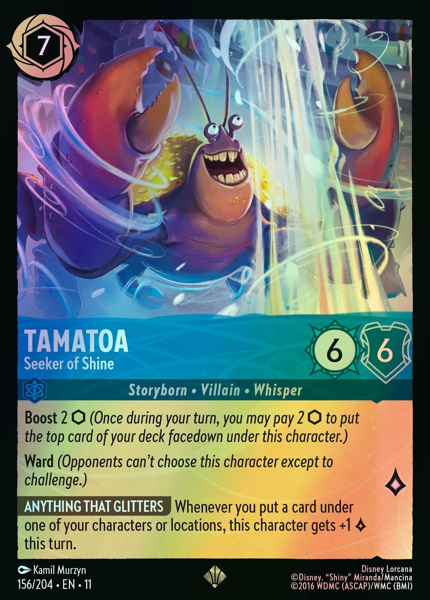 Tamatoa, Seeker of Shine (11) #156 [EN/F]