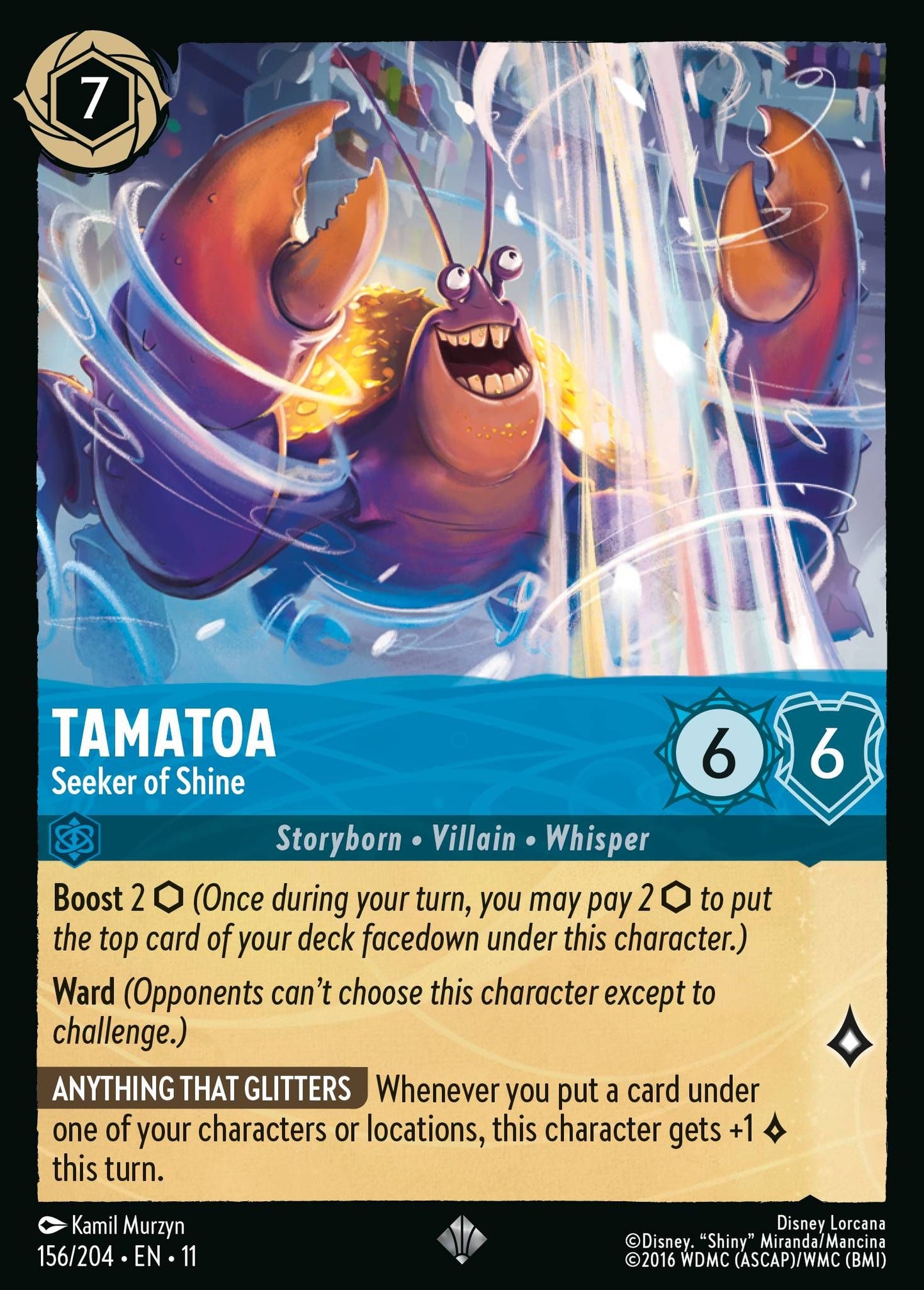 Tamatoa, Seeker of Shine (11) #156 [EN/N]