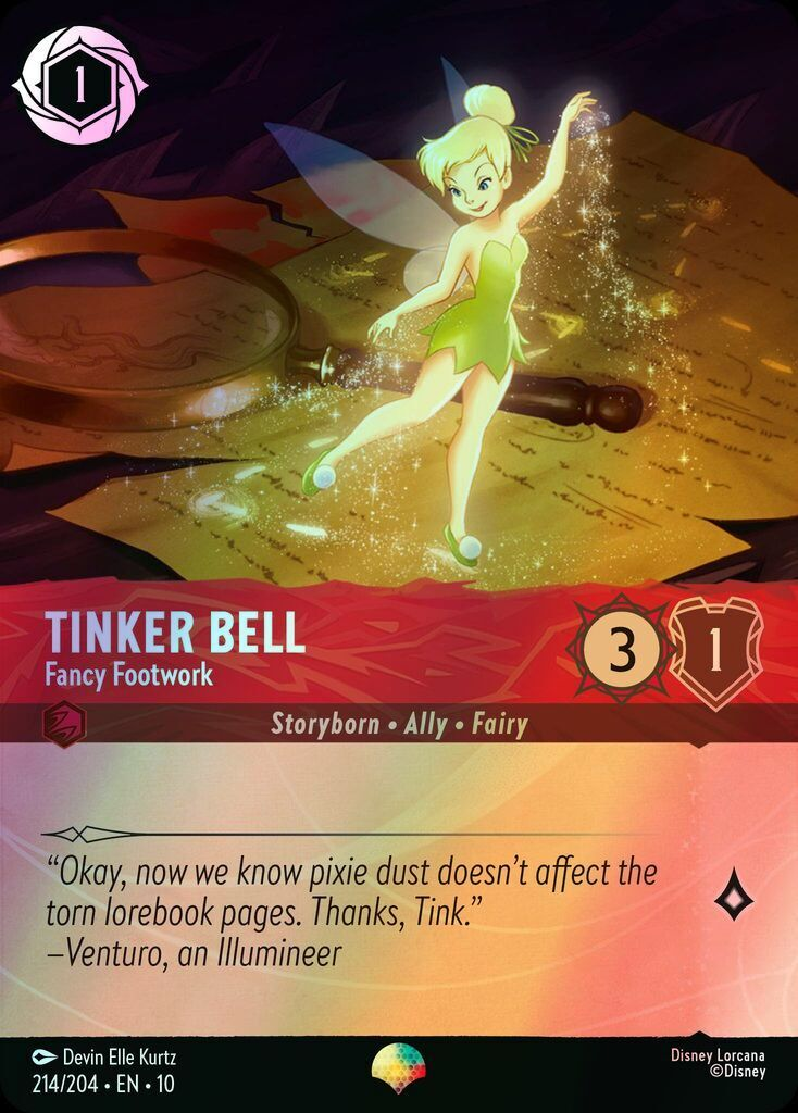 Tinker Bell, Fancy Footwork (10) #214 [EN/F]