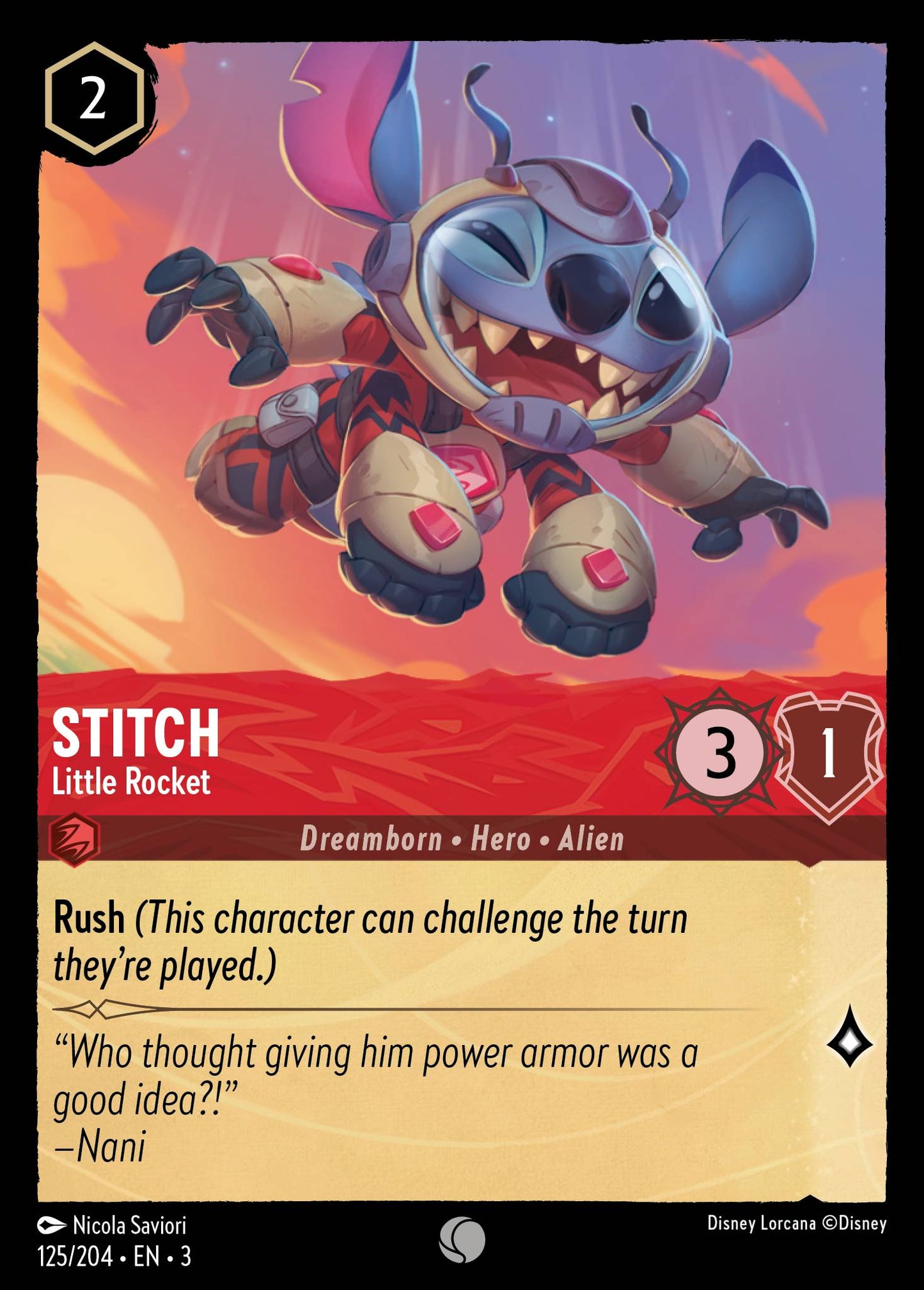 Stitch, Little Rocket (3) #125 [EN/N] s/o