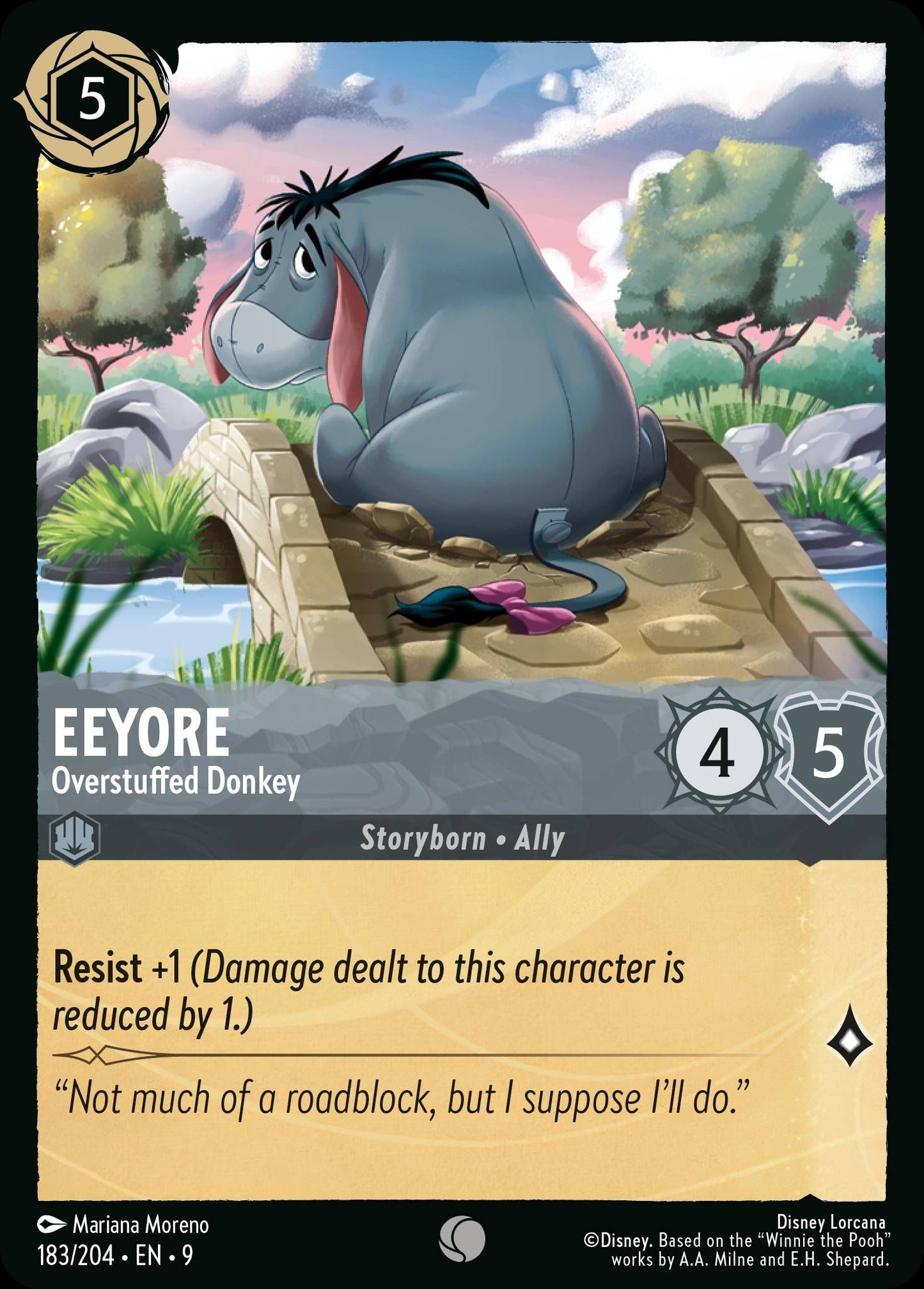 Eeyore, Overstuffed Donkey (9) #183 [EN/N]