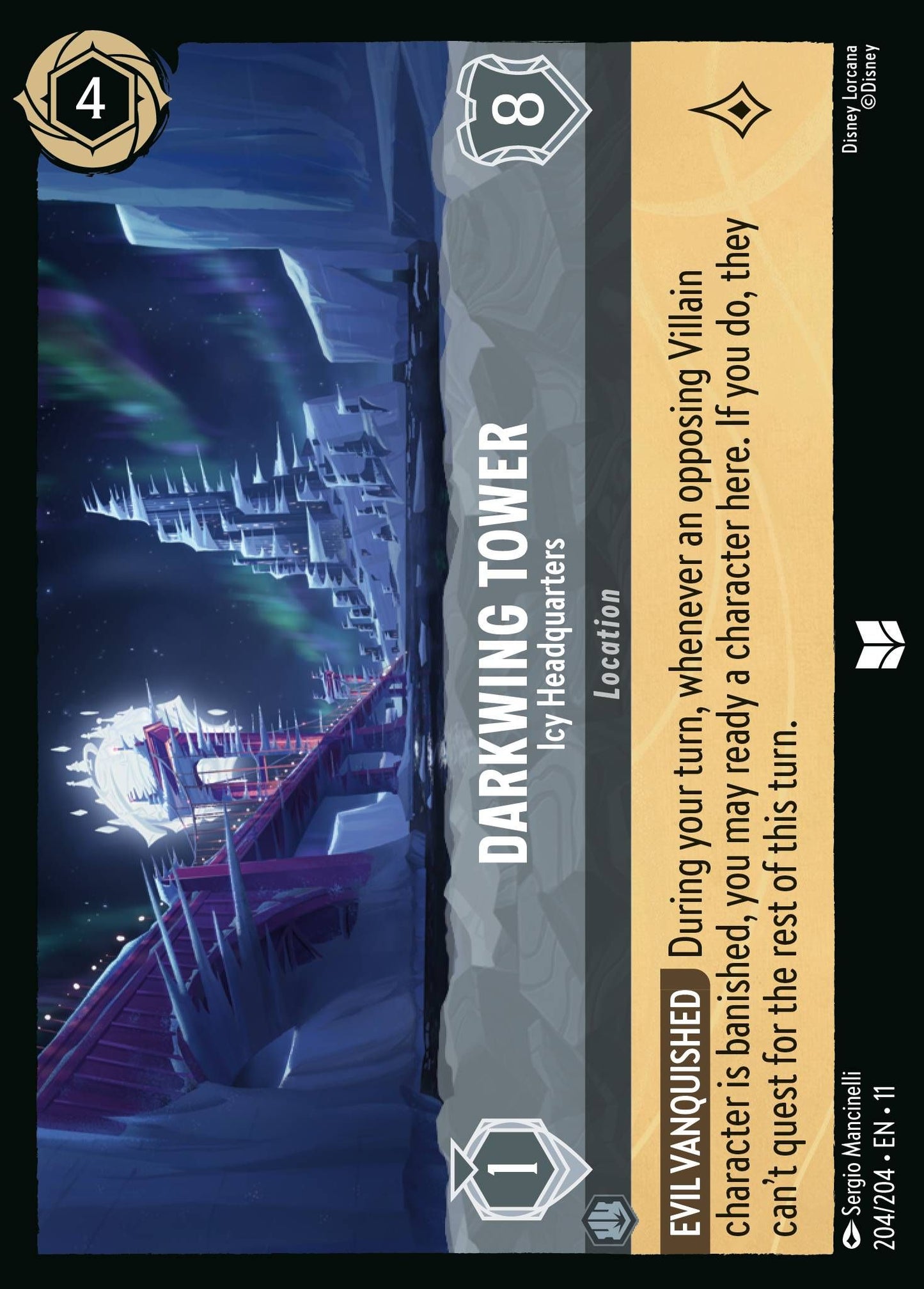 Darkwing Tower, Icy Headquarters (11) #204 [EN/N]