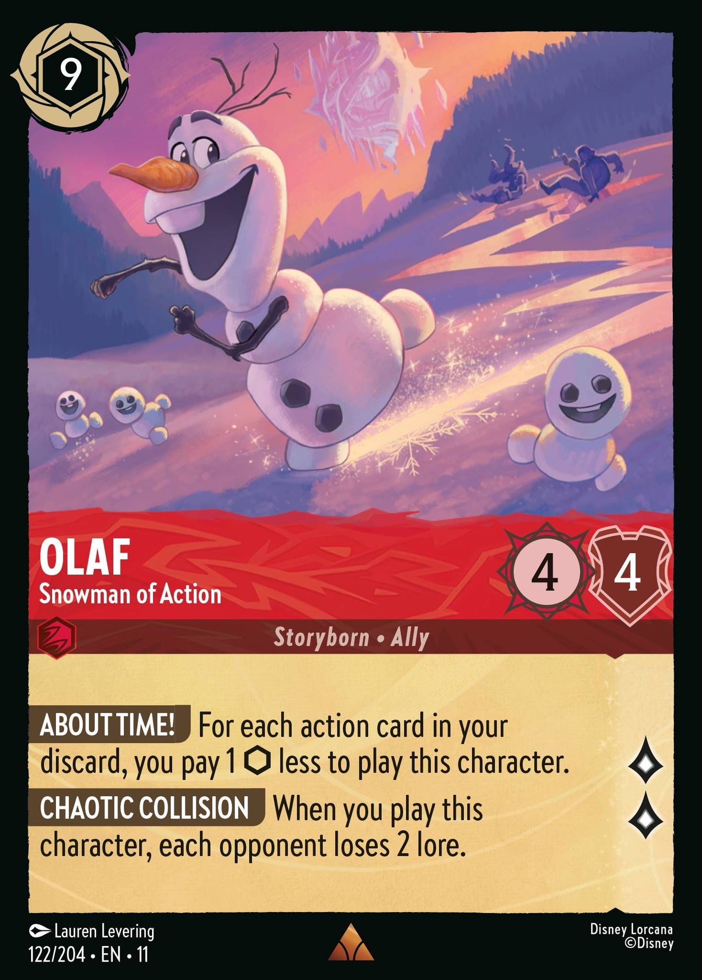 Olaf, Snowman of Action (11) #122 [EN/N]