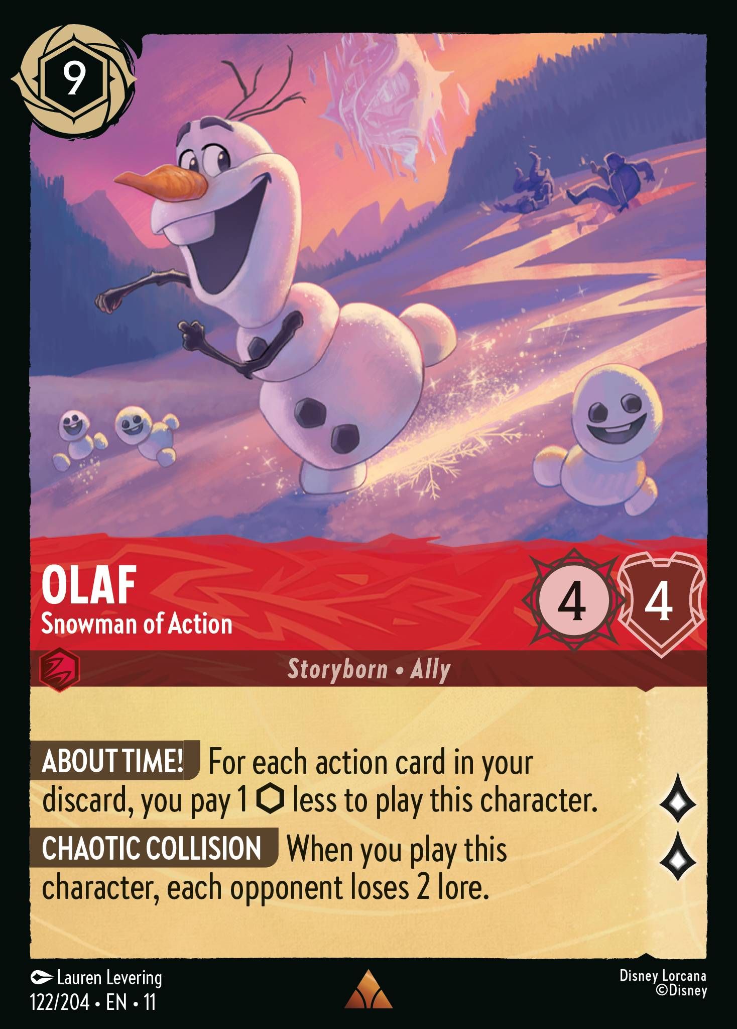 Olaf, Snowman of Action (11) #122 [EN/N]