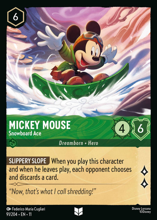 Mickey Mouse, Snowboard Ace (11) #91 [EN/N]