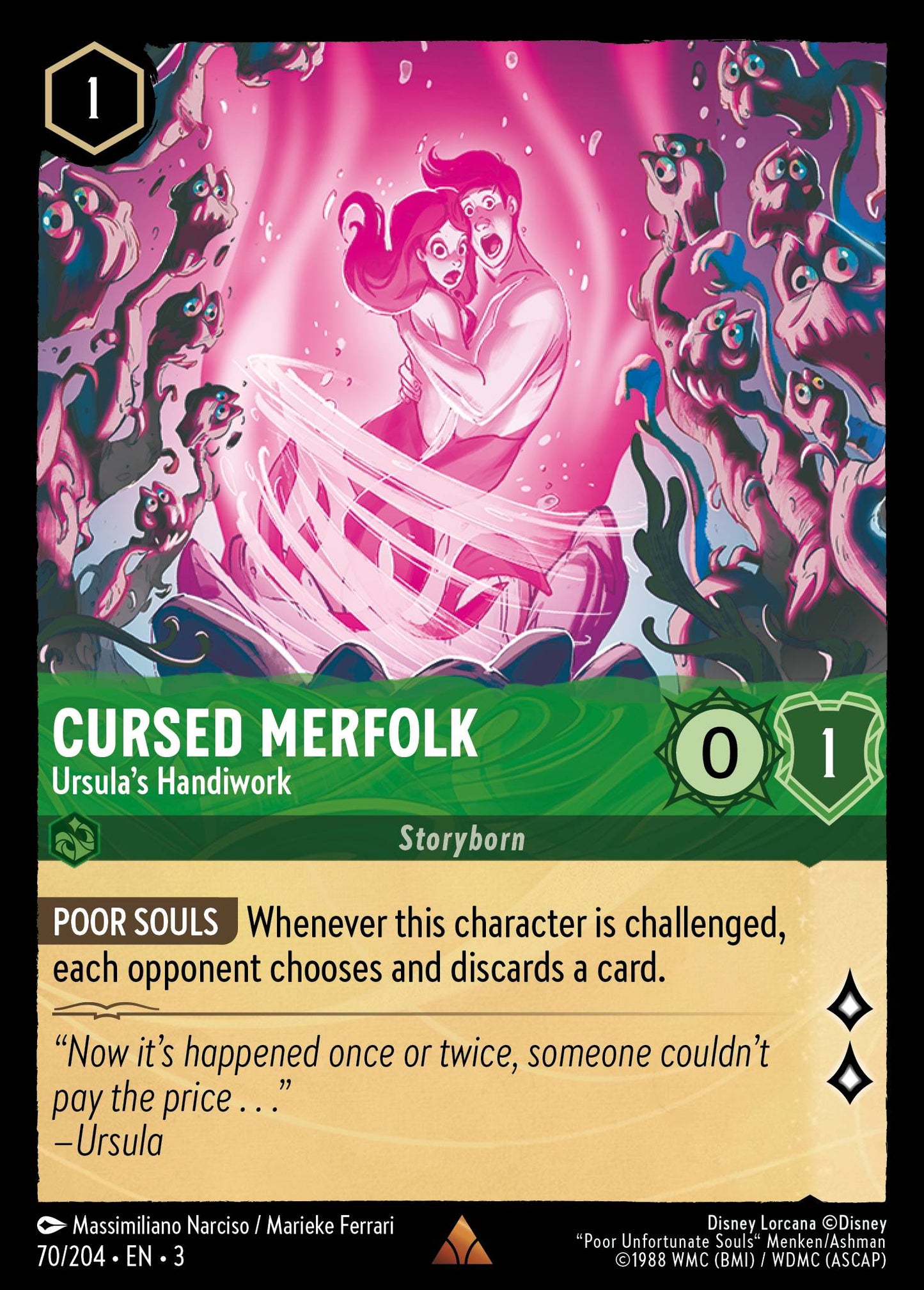 Cursed Merfolk, Ursula's Handiwork (3) #70 [EN/N] s/o