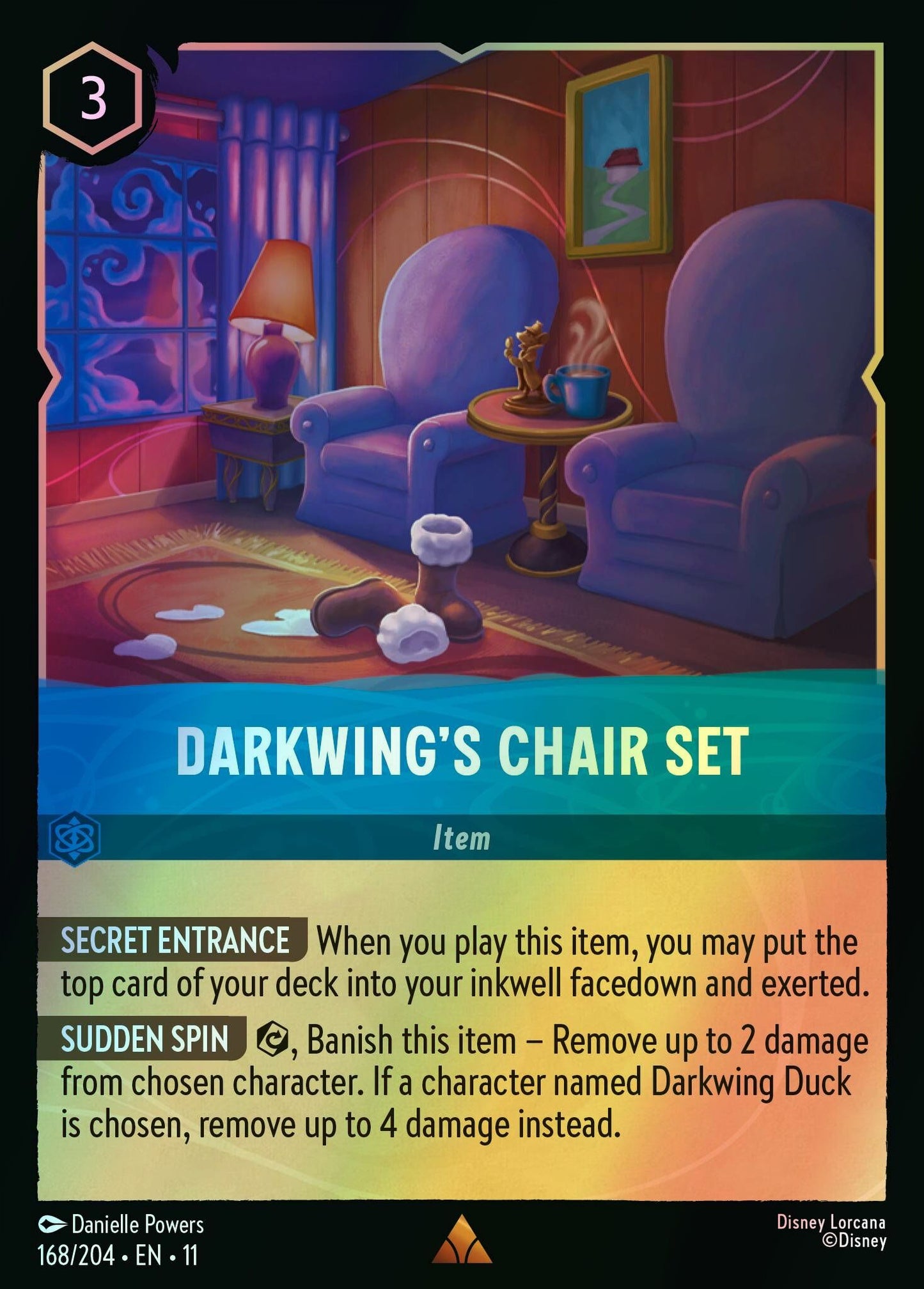 Darkwing's Chair Set (11) #168 [EN/F]