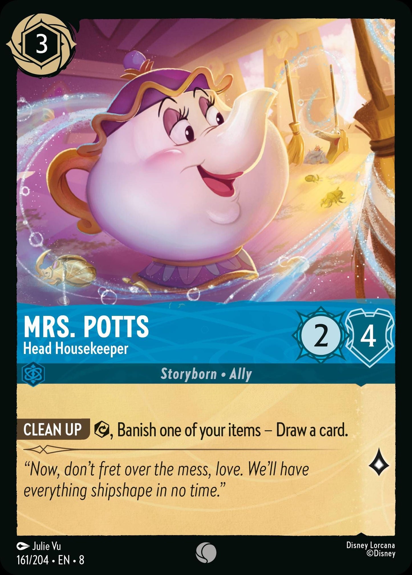 Mrs. Potts, Head Housekeeper (8) #161 [EN/N] s/o