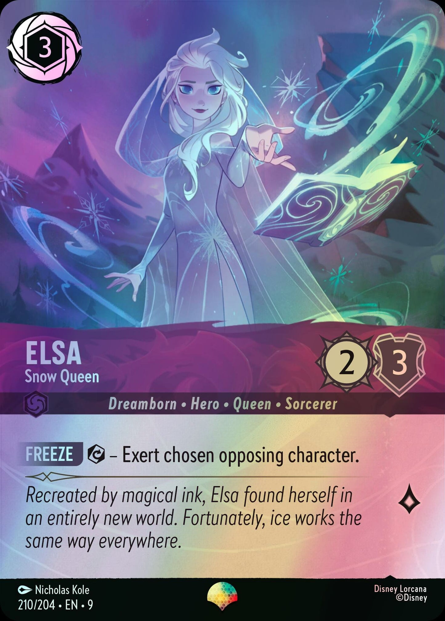 Elsa, Snow Queen (9) #210 [EN/F] s/o