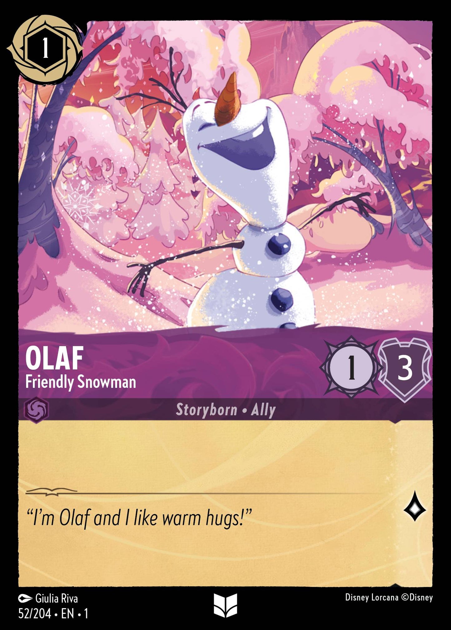 Olaf, Friendly Snowman (1) #52 [EN/N] s/o