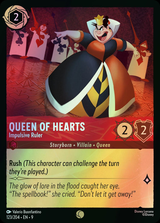Queen of Hearts, Impulsive Ruler (9) #123 [EN/F]