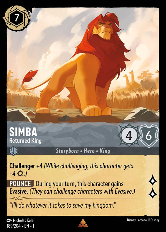 Simba, Returned King (1) #189 [EN/N] s/o