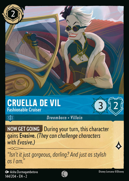 Cruella De Vil, Fashionable Cruiser (2) #144 [EN/N]