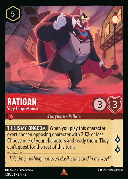 Ratigan, Very Large Mouse (2) #121 [EN/N] s/o