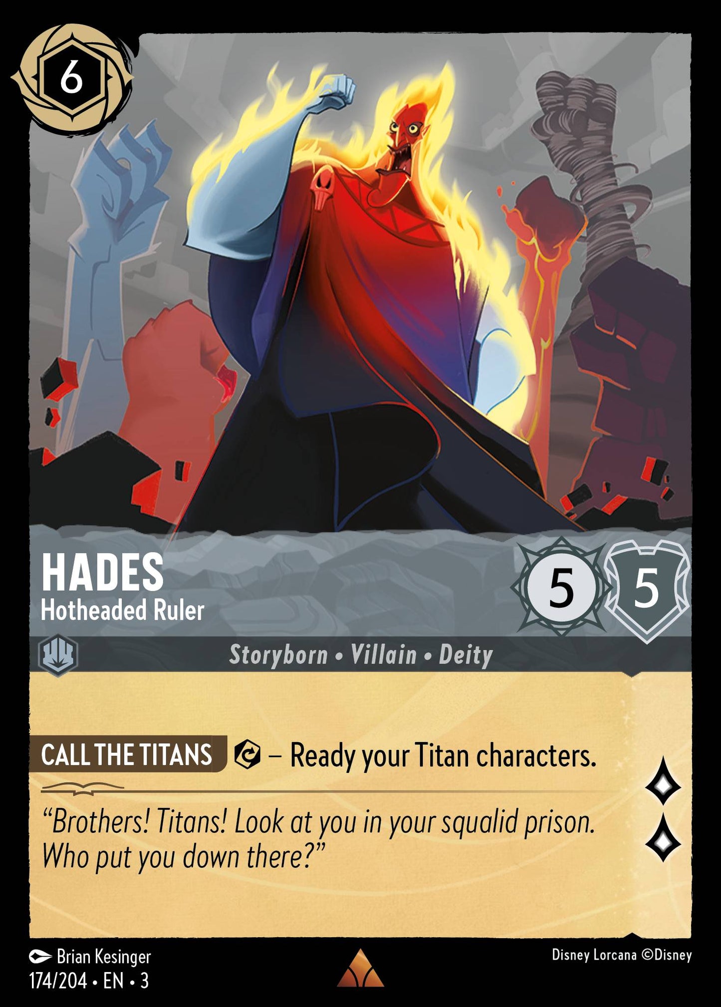 Hades, Hotheaded Ruler (3) #174 [EN/N] s/o