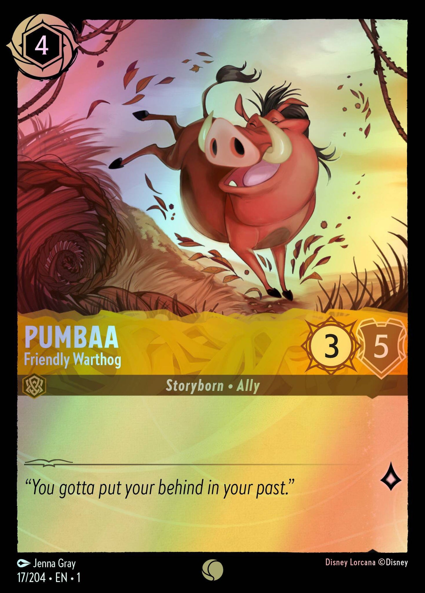 Pumbaa, Friendly Warthog (1) #17 [EN/F] s/o