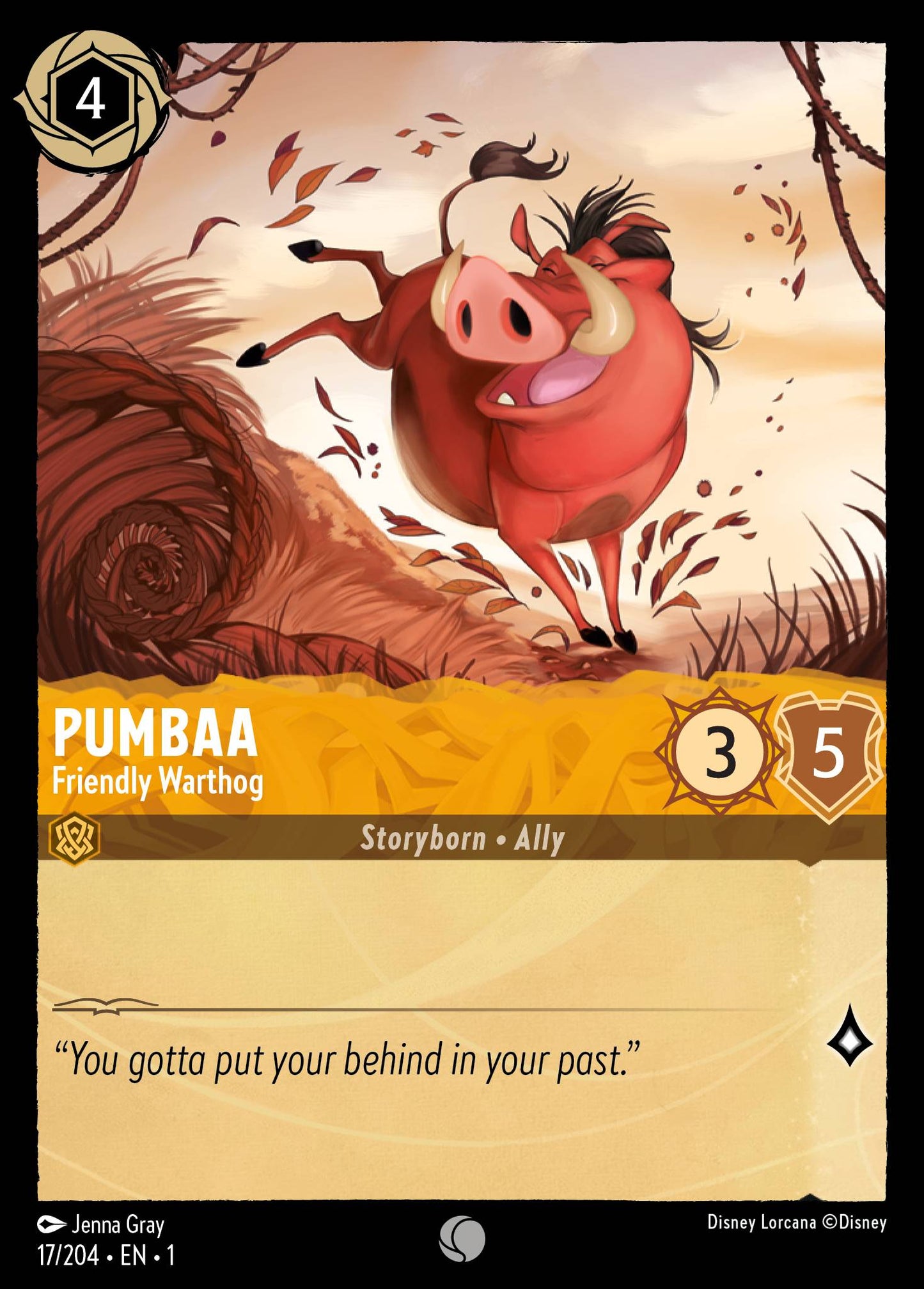 Pumbaa, Friendly Warthog (1) #17 [EN/N] s/o