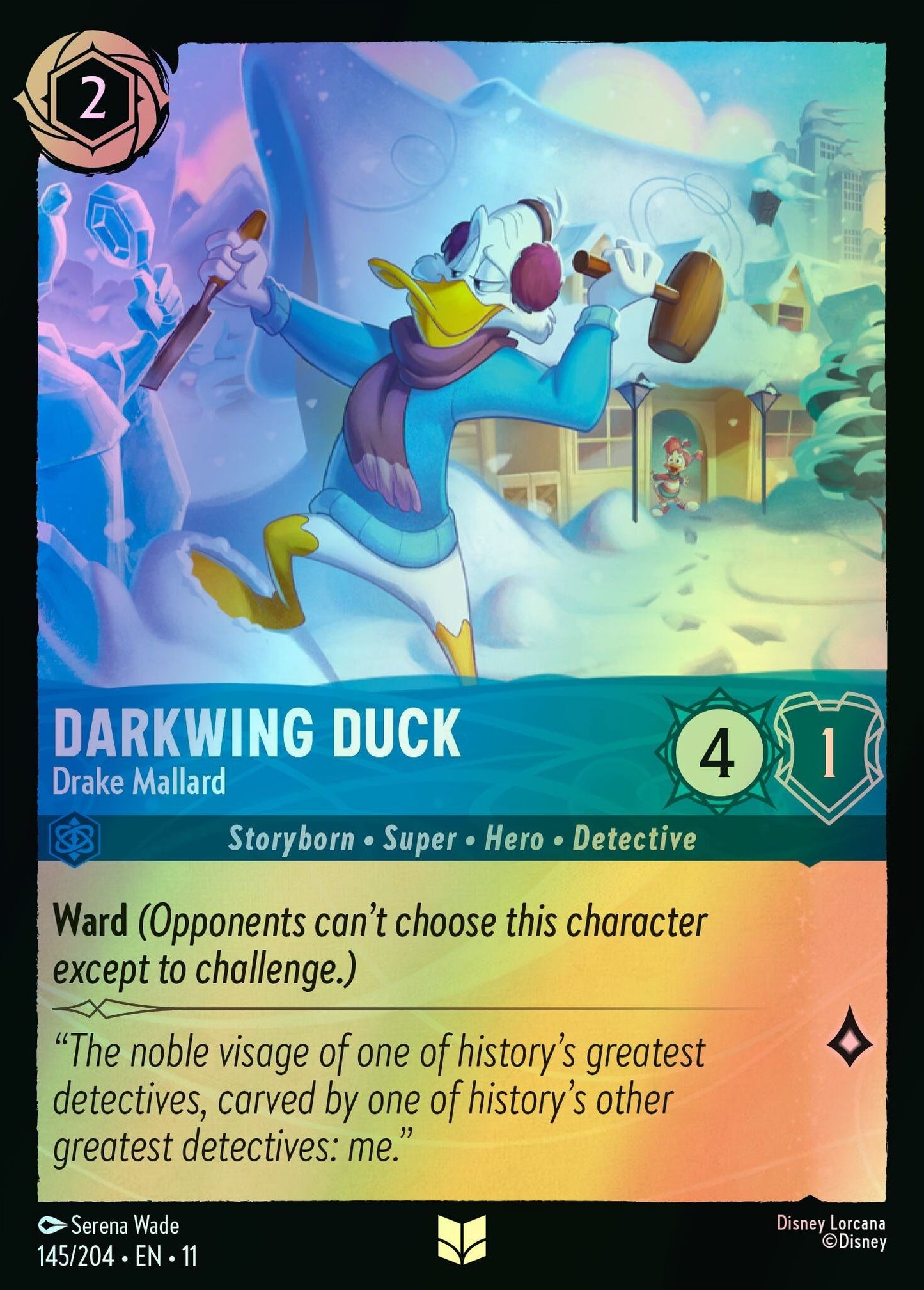 Darkwing Duck, Drake Mallard (11) #145 [EN/F]