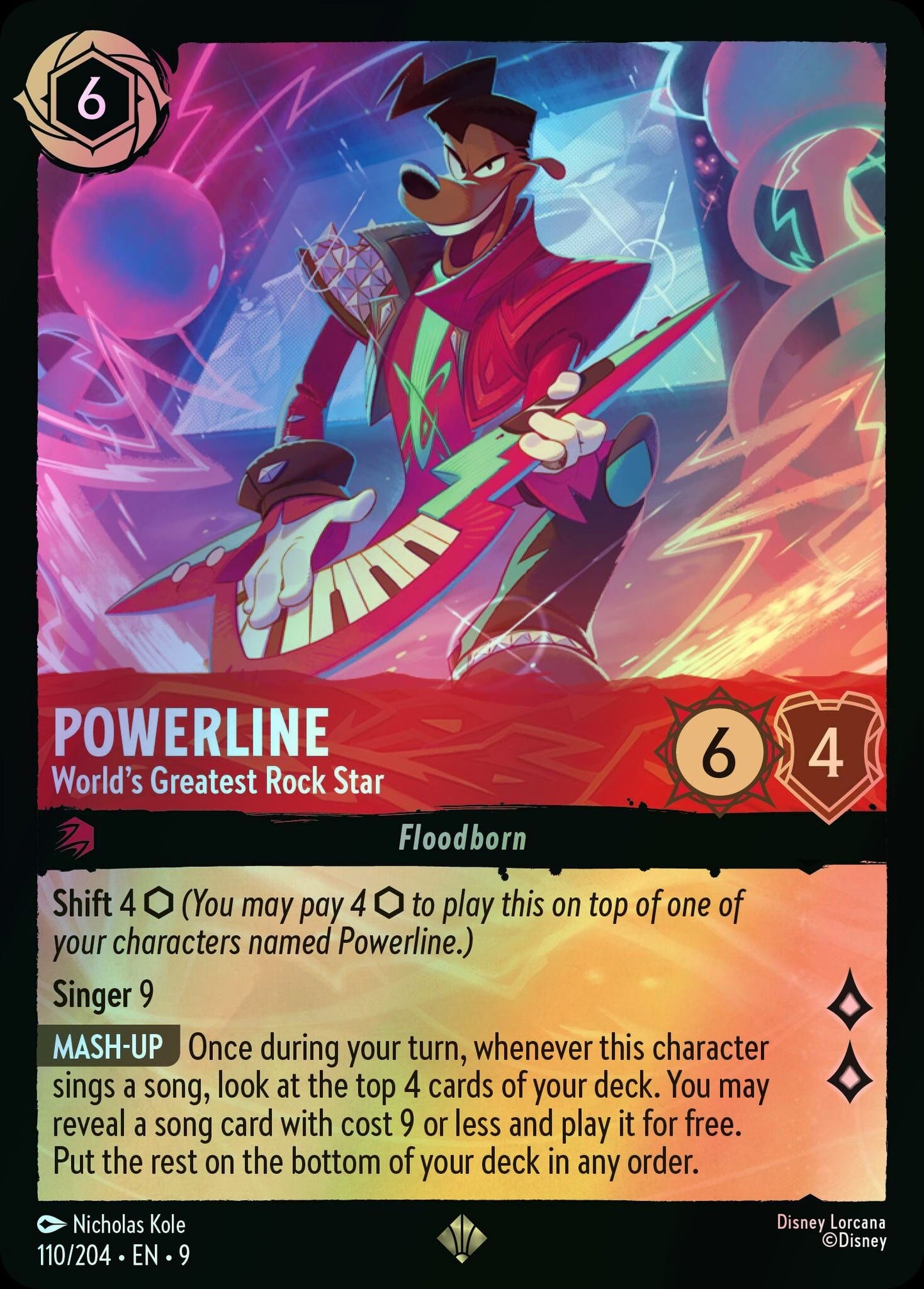 Powerline, World's Greatest Rock Star (9) #110 [EN/F] s/o