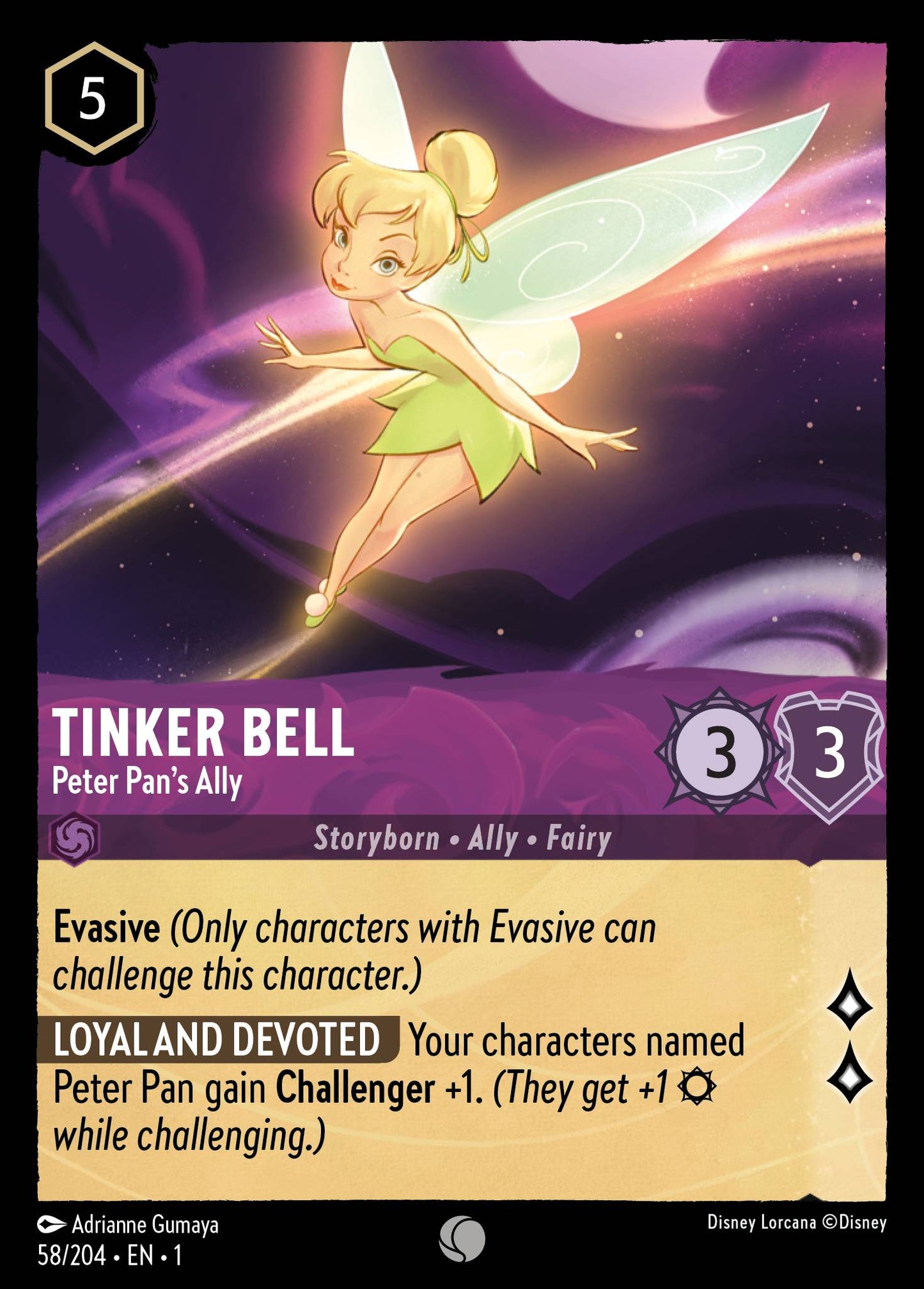 Tinker Bell, Peter Pan's Ally (1) #58 [EN/N] s/o