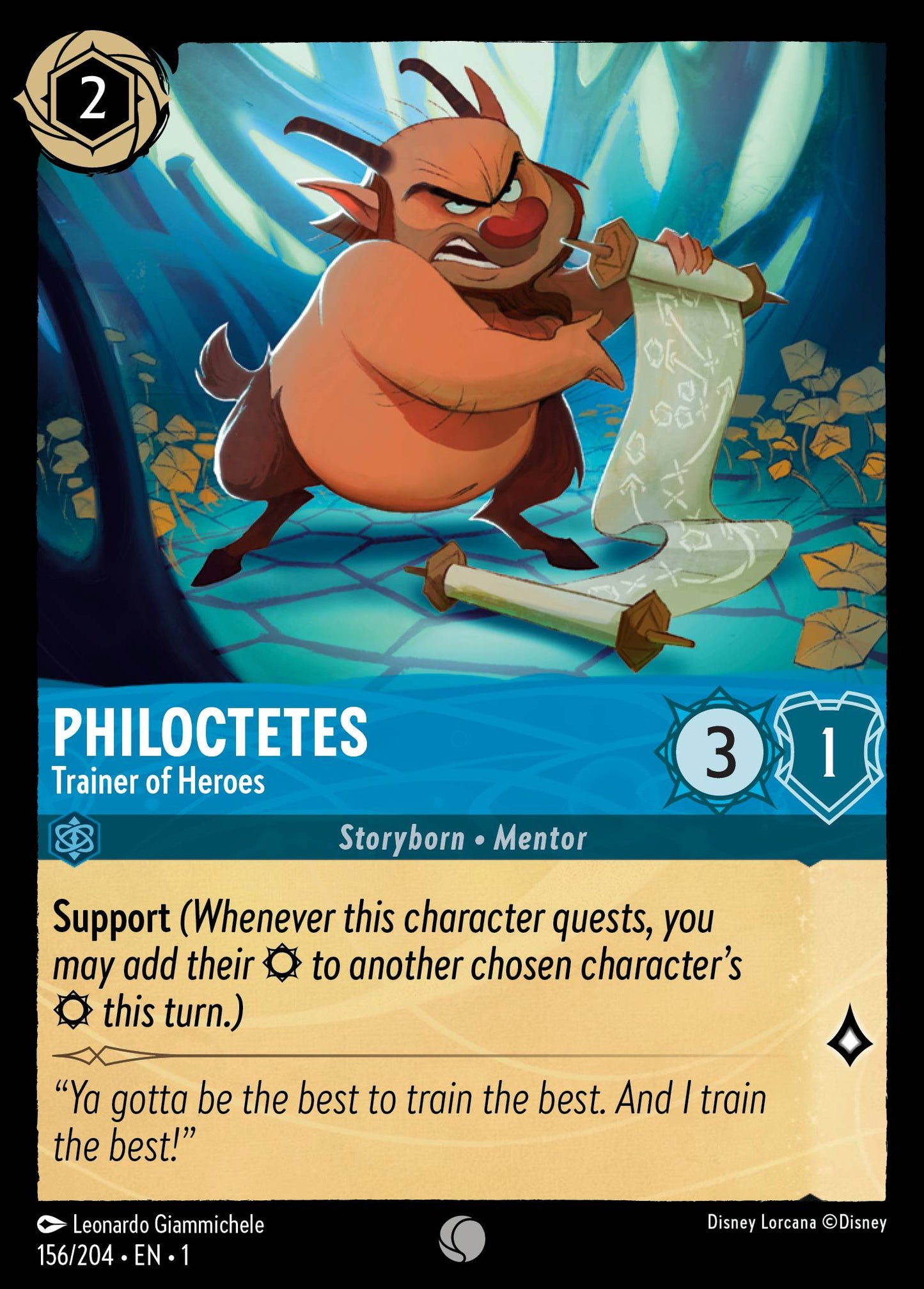 Philoctetes, Trainer of Heroes (1) #156 [EN/N] s/o