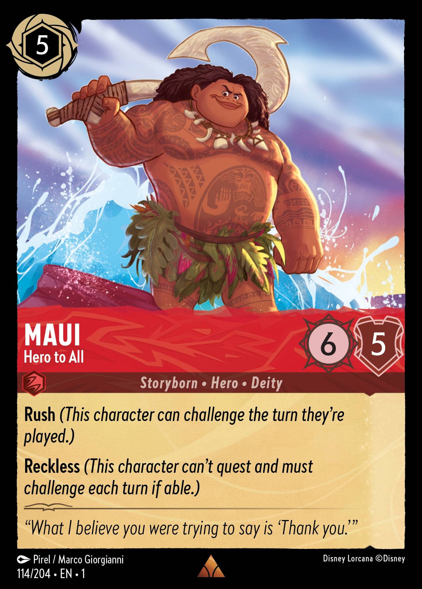Maui, Hero to All (1) #114 [EN/N] s/o