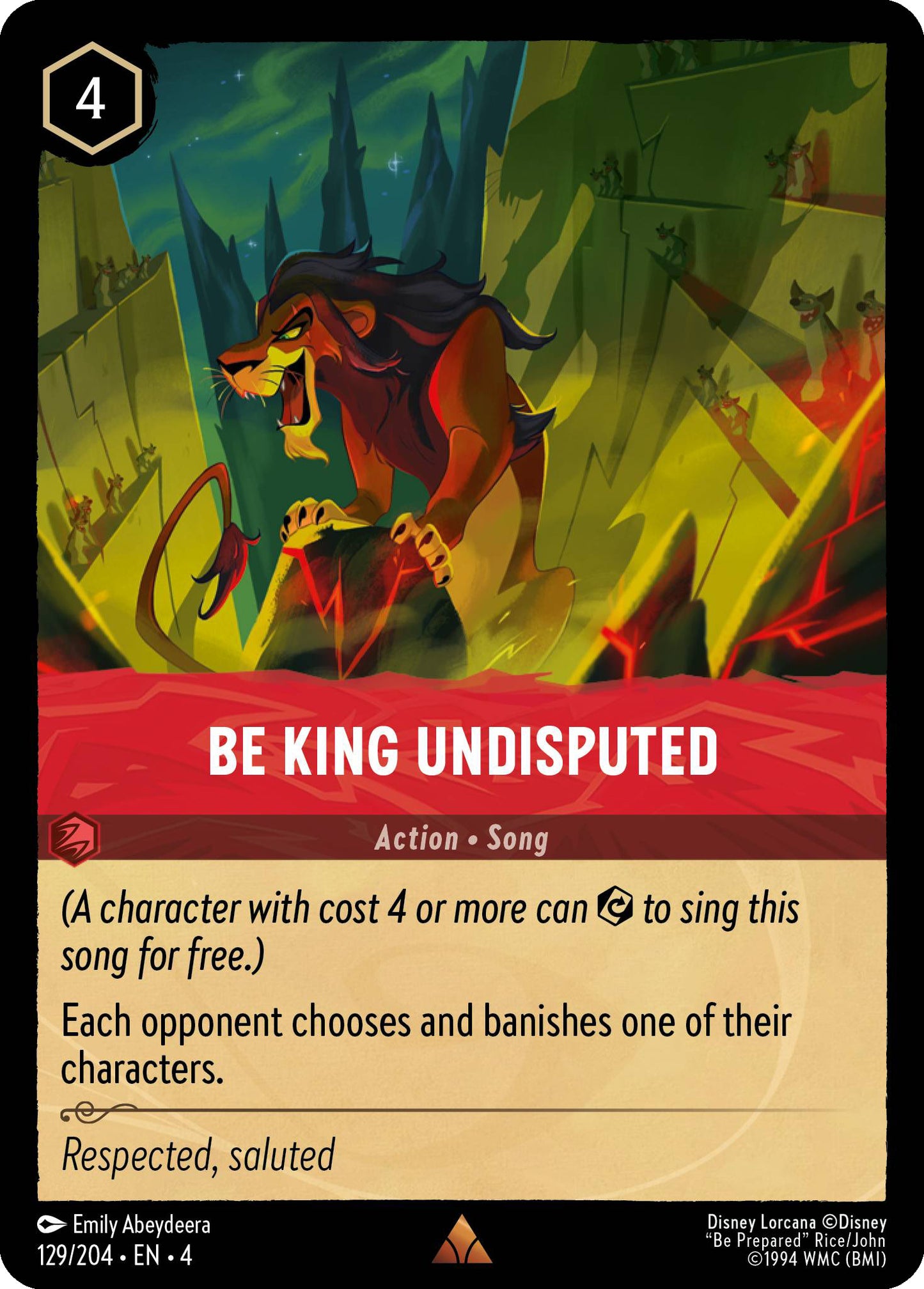 Be King Undisputed (4) #129 [EN/N] s/o