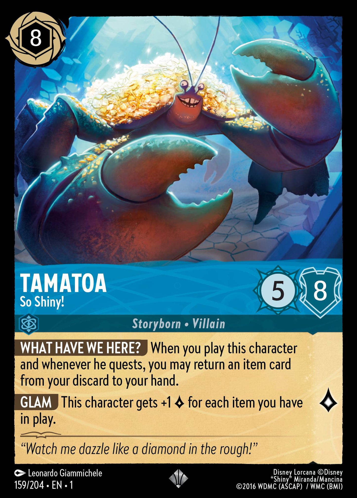 Tamatoa, So Shiny! (1) #159 [EN/N] s/o