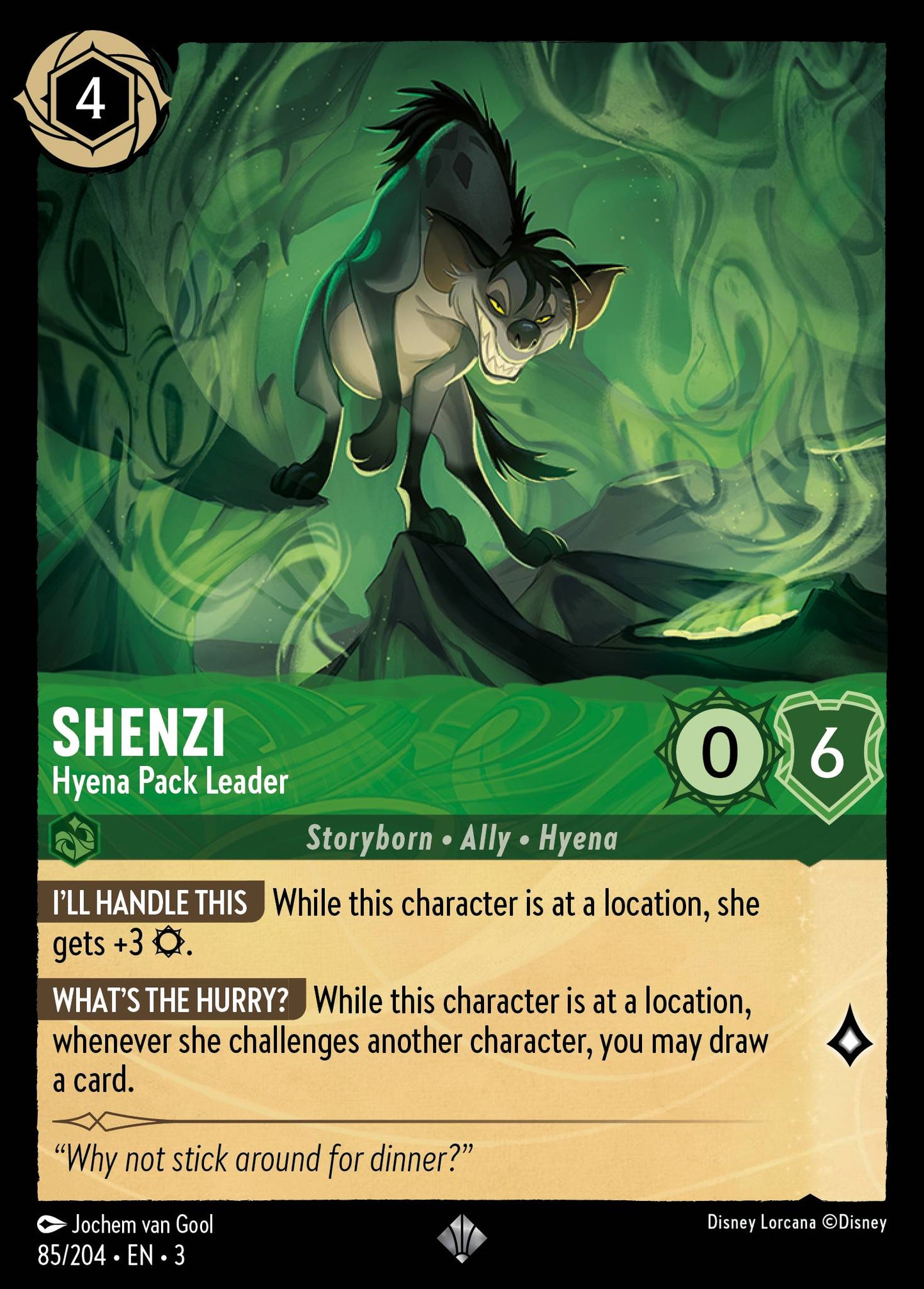 Shenzi, Hyena Pack Leader (3) #85 [EN/N] s/o