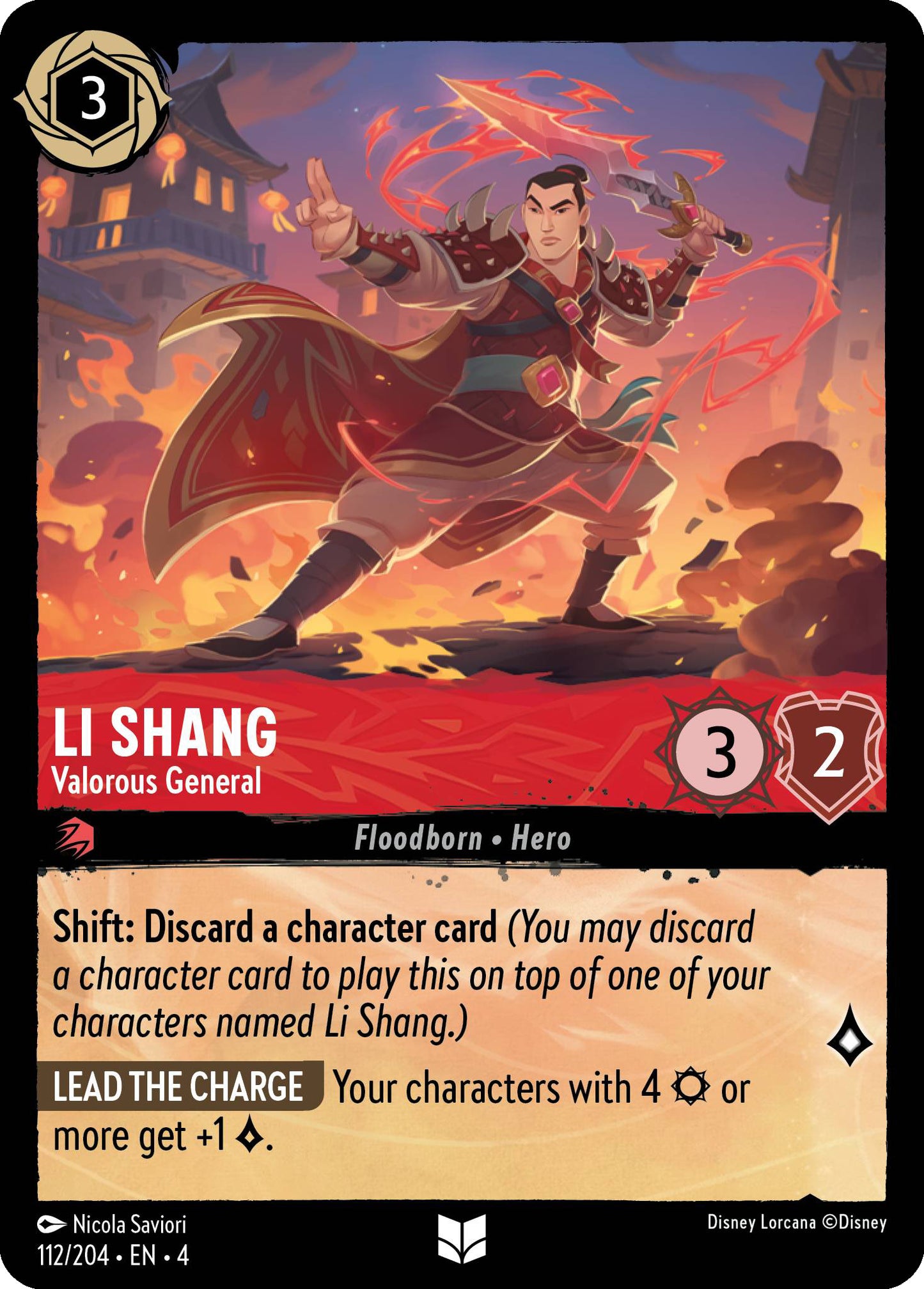 Li Shang, Valorous General (4) #112 [EN/N] s/o