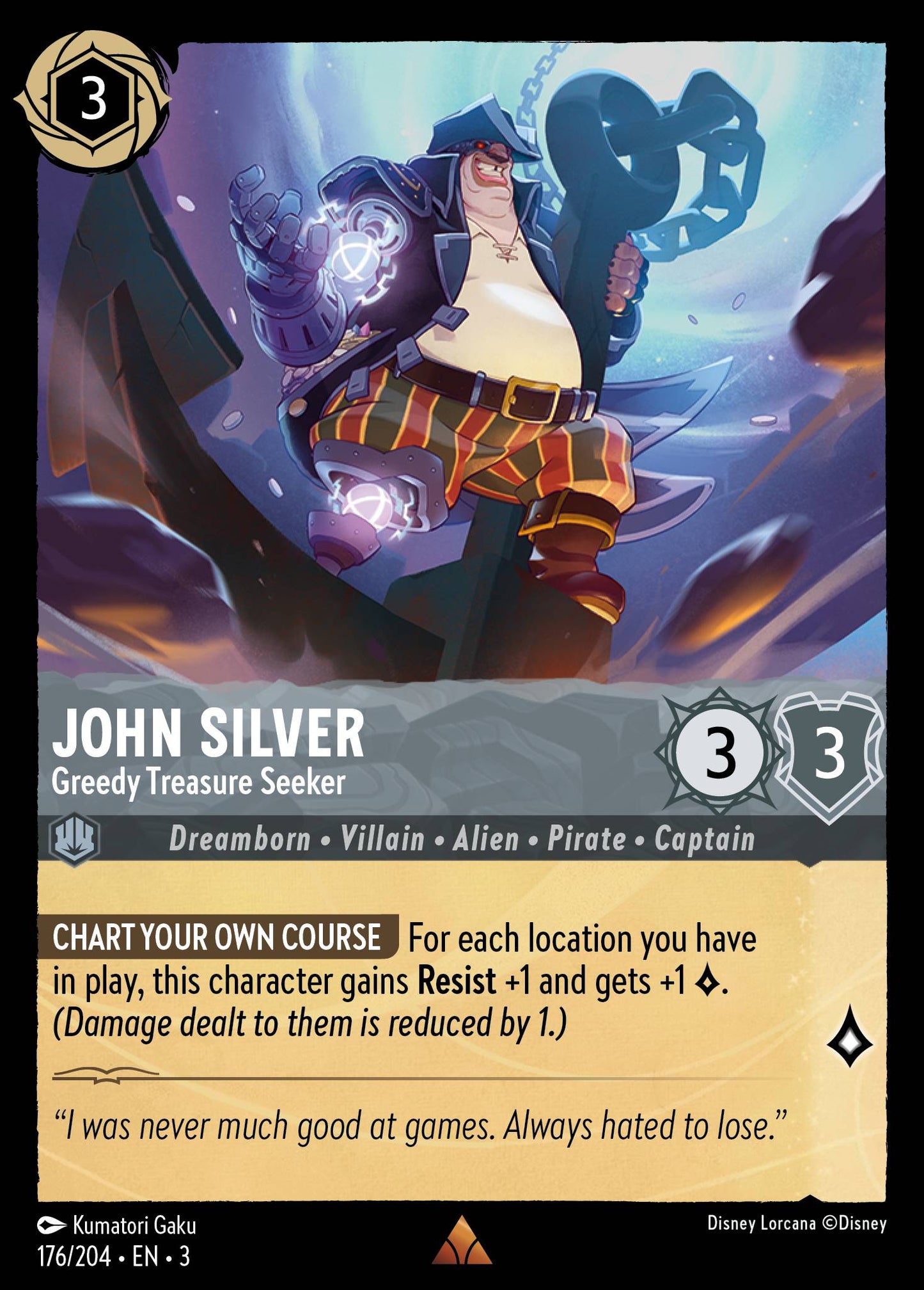 John Silver, Greedy Treasure Seeker (3) #176 [EN/N] s/o