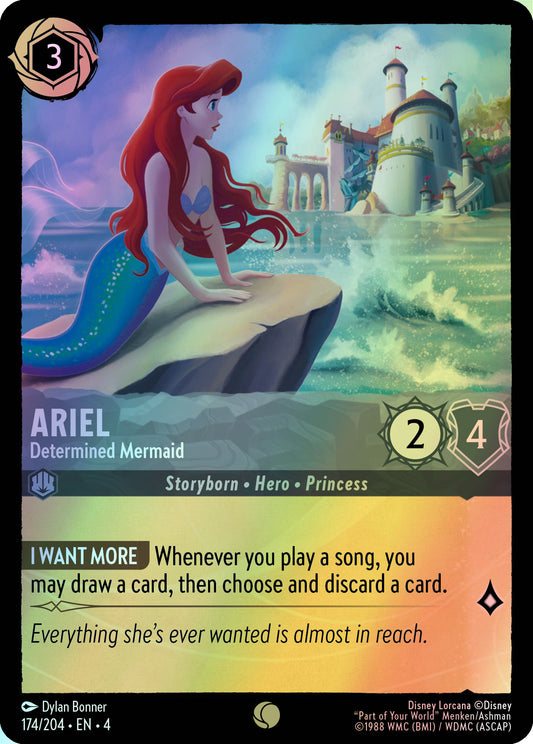 Ariel, Determined Mermaid (4) #174 [EN/F] s/o